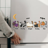Happy Halloween - Personalized Cat Decal Die Cut