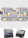 Love is Love - LGBT Support Car Sunshade
