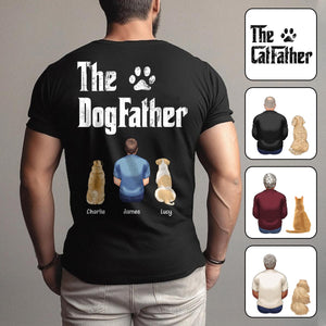 The Dog/Cat Father - Personalized Father T-shirt and Hoodie