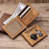 All Of The Lessons You've Taught Me Dad - Personalized Father Leather Wallet