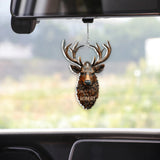 Stunning Deer - Personalized Hunting Car Ornament