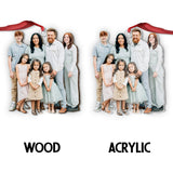 Any Photo Ornament - Personalized Family Custom Shaped Ornament