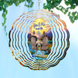 You And Me We Got This - Personalized Couple Wind Spinner
