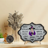 Witch's Kitchen - Personalized Witch 2 Layered Wood Sign / Wood Plaque
