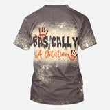 Basically A Detective - Personalized All Over Shirt