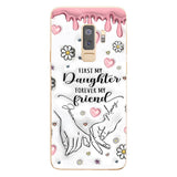 First My Mother Forever My Friend - Personalized Mother Clear Phone Case