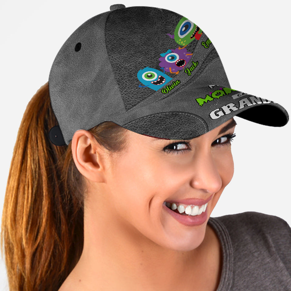 My Favorite Monsters Call Me Grandpa Papa - Personalized Grandpa Classic Cap