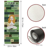 Yoga Girl I Am Bold Green - Personalized Yoga Yoga Mat