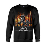 Dad's Wolf Pack - Personalized Father T-shirt And Hoodie