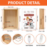I Love You - Personalized Couple Picture Frame Light Box