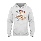 Cute Elephant - Personalized Grandma T-shirt And Hoodie