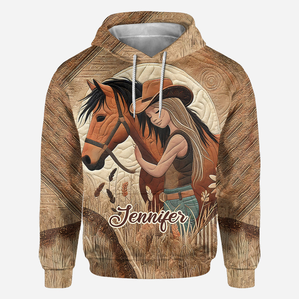 Horse Lovers - Personalized Horse All Over Shirt