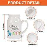 If Nana Were Flowers - Personalized Grandma Ceramic Flower Vase