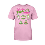 My Grandkids Are Toad-ally - Personalized Grandma T-shirt And Hoodie
