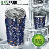 Mama Bear Floral - Personalized Mother Tumbler