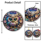 Colorful Owl - Personalized Owl Ornament