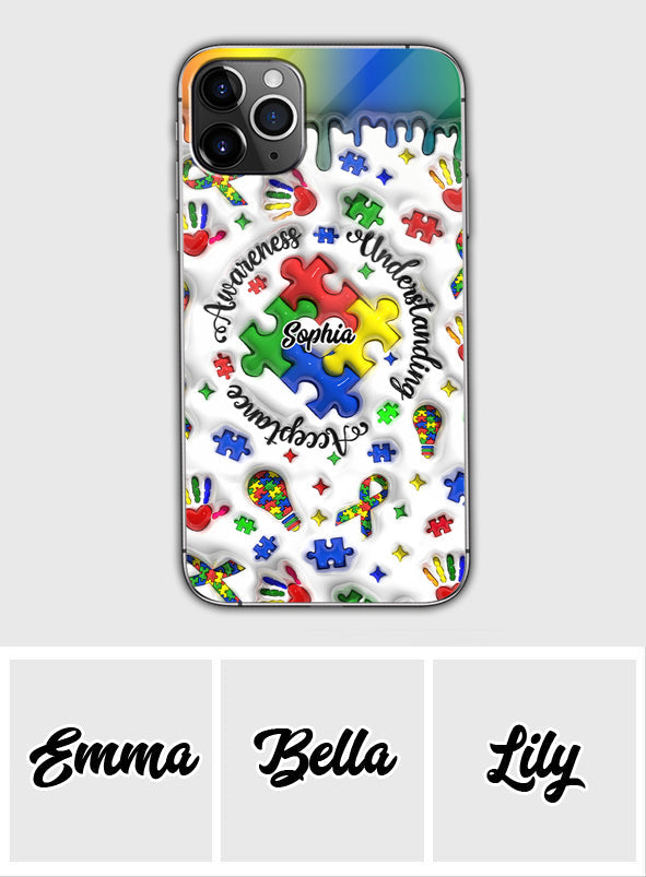 Sensibilisation à l'autisme - Coque de téléphone personnalisée pour la sensibilisation à l'autisme