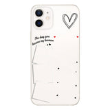 The Day You Became My Hooman Dog Cat Pet Lover Custom Photos And Calendar - Personalized Dog Clear Phone Case