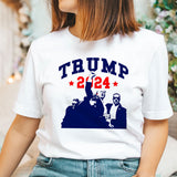 Never Surrender Shirt, Fight For America T-shirt, 2024 Rally Shirt T-shirt & Hoodie