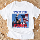 Trmp Assassination T-Shirt, Donald Trmp Sh00ting Tee, Fight Trmp Shirt, Never Surrender Tee, Republican Shirt, Make America Great Shirt T-shirt & Hoodie
