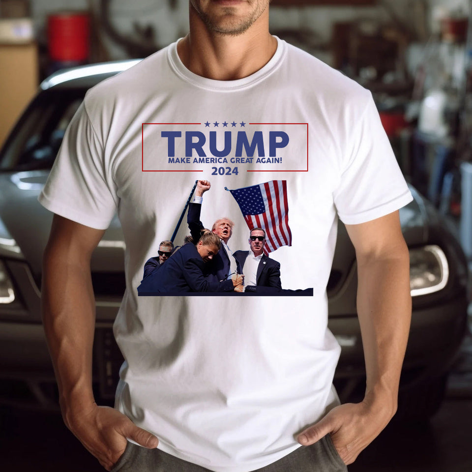 United We Stand Shirt, Never Surrender Shirt, Fight For America T-shirt, 2024 Rally Shirt, Fight Fight Fight Shirt T-shirt & Hoodie