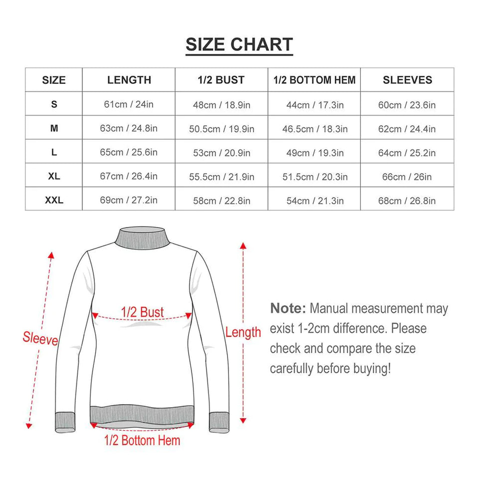 Custom Face Turtleneck - Personalized Turtleneck