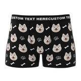Custom Dog Face Boxers - Personalized Dog Men's boxer briefs