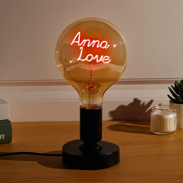 Any Name Light Bulbs - Personalized Any Name Light Bulbs Lamp