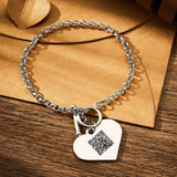 Love You - Personalized Couple QR Code Bracelets