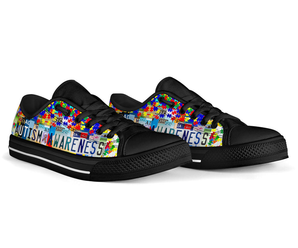 Chaussures basses de sensibilisation à l'autisme 0921