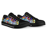 Chaussures basses de sensibilisation à l'autisme 0921
