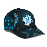 Sensibilisation à l'autisme Bleu - Casquette classique de sensibilisation à l'autisme 0921