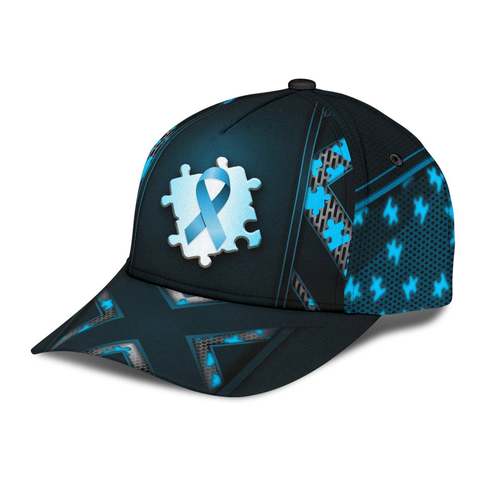 Sensibilisation à l'autisme Bleu - Casquette classique de sensibilisation à l'autisme 0921