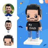 Any Photos - Personalized Father Photos Brick Figures