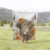 Highland Cow Lover Highland Cow Blanket 0624
