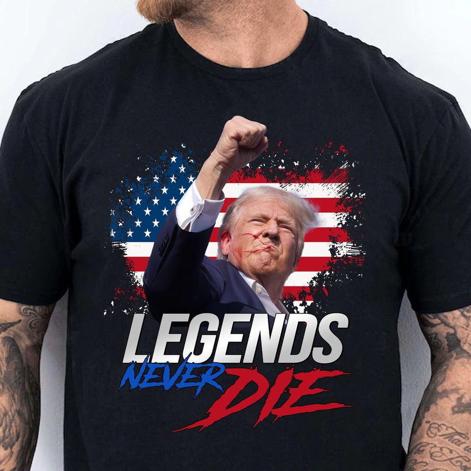 Trmp Legends Never Die T-shirt, Trmp Flght 2024 Shirt, Flght for America Sweatshirt T-shirt & Hoodie
