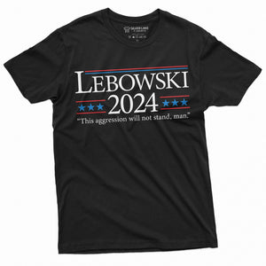 Men's Lebowski 2024 Shirt Funny Lebowski Quote Shirt Usa Politics 2024 Election Shirt Movie Inspired Pop Culture T-Shirt Political Shirts T-shirt & Hoodie