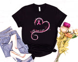Faith Hope Love Heart Shirt Breast Cancer Awareness T-shirt & Hoodie 0924