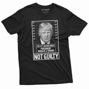 Donad Trum Photo T-Shirt, Not Guty 45-47 President Tee Shirt, Arrest Us Presidential Elections Trum Support Tee T-shirt & Hoodie