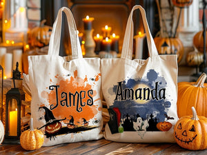 Spooky Halloween - Personalized Halloween Tote Bag 0924
