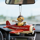 Dog Mom Gift, Pet Mom, Dog Cat Lovers - Personalized Dog Car Ornament