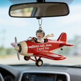 Father Gift Idea, Mom Gift Idea - Personalized Father Car Ornament