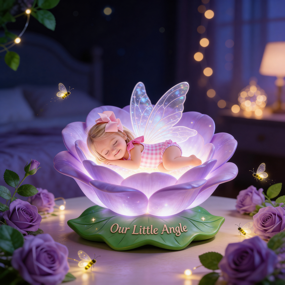Gift for Your Little Angel - Personalized Kid Acrylic LED Night Light