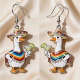 Custom Any Photo, Cinco De Mayo Earrings for Women - Personalized Dog Earrings