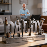 Father Gift Idea, Husband Gift - Personalized Father Custom Shaped Acrylic Plaque