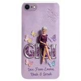 Custom Any Photo - Personalized Mother 3D Embossed Leather Phone Case