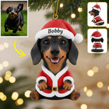 Furry And Bright - Personalized Dachshund Dog Custom Made 3D Minifigure Ornament