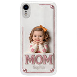 Mother's Day Gift, Custom From Any Photo - Personalized Mother 3D Embossed Leather Phone Case