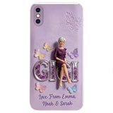 Custom Any Photo - Personalized Mother 3D Embossed Leather Phone Case