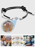 Personalized Adjustable Leather Photo Projection Charm